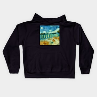 Relaxing by the Lake! deep focus Kids Hoodie